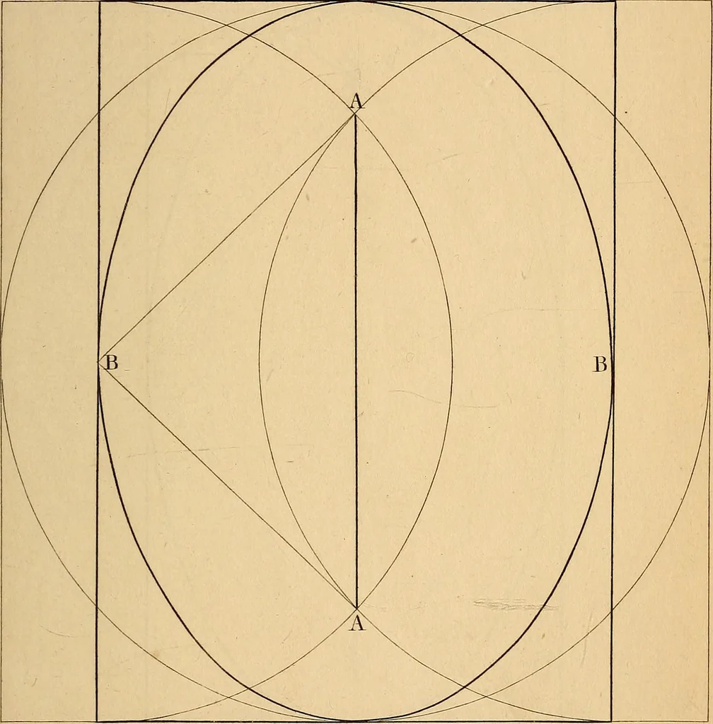 An illustration from First principles of symmetrical beauty, 1846, leaf 104