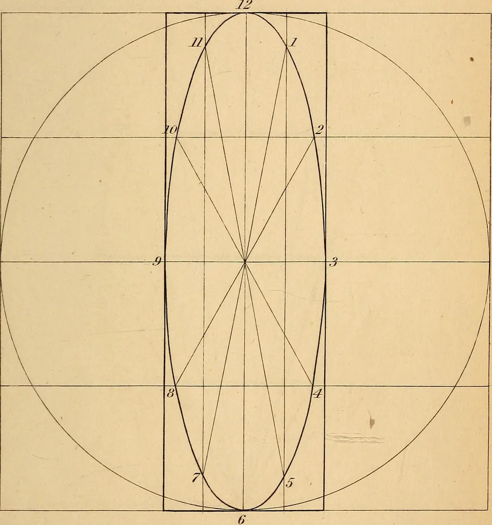 An illustration from First principles of symmetrical beauty, 1846, leaf 122