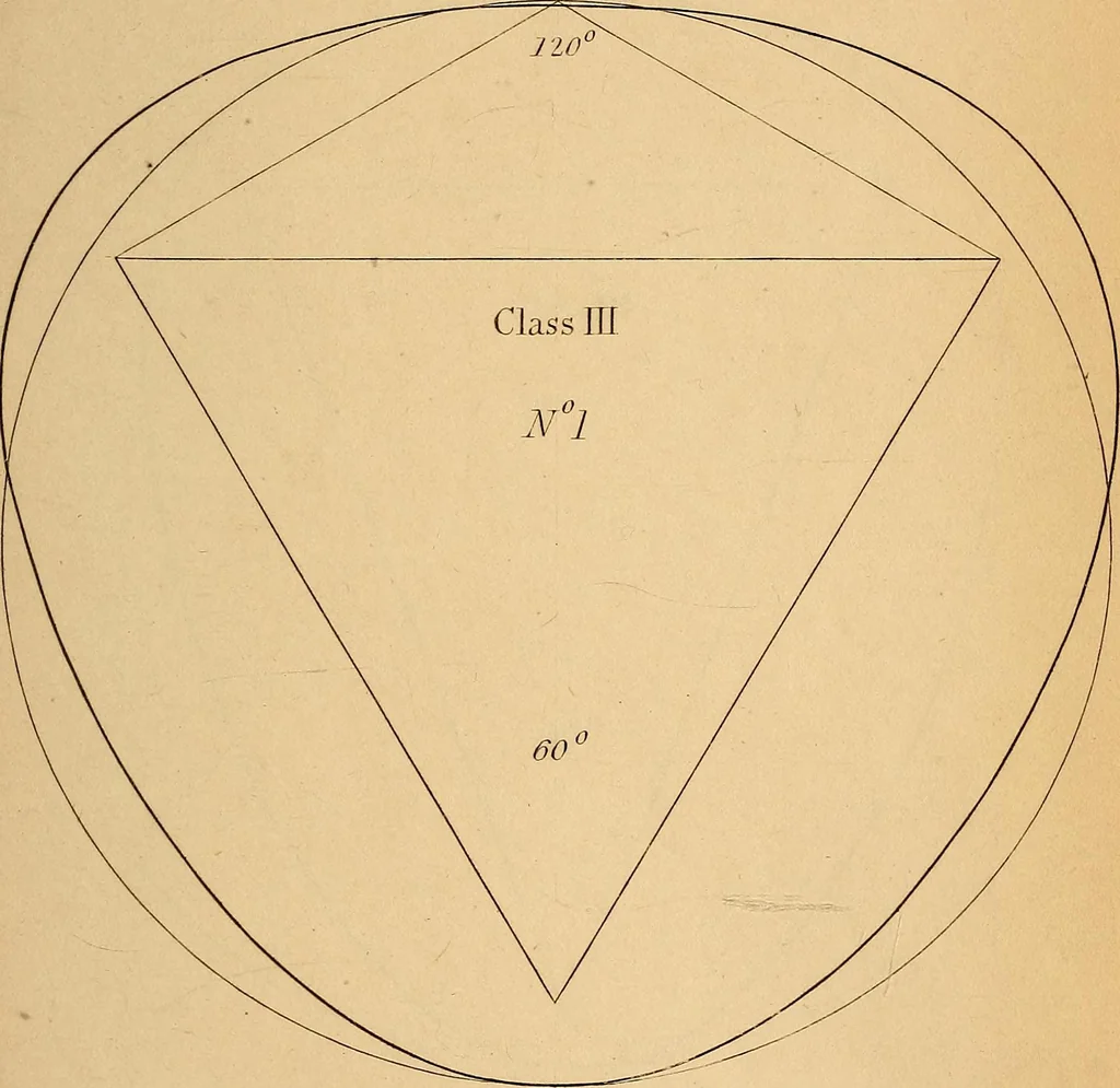 An illustration from First principles of symmetrical beauty, 1846, leaf 158