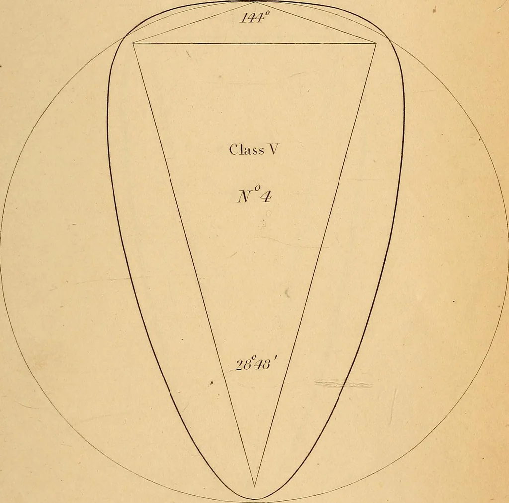 An illustration from First principles of symmetrical beauty, 1846, leaf 204