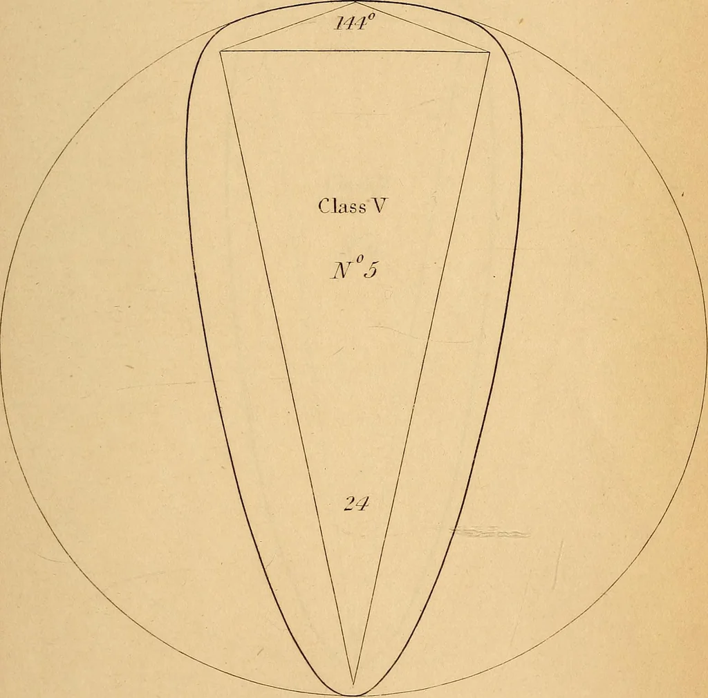 An illustration from First principles of symmetrical beauty, 1846, leaf 206