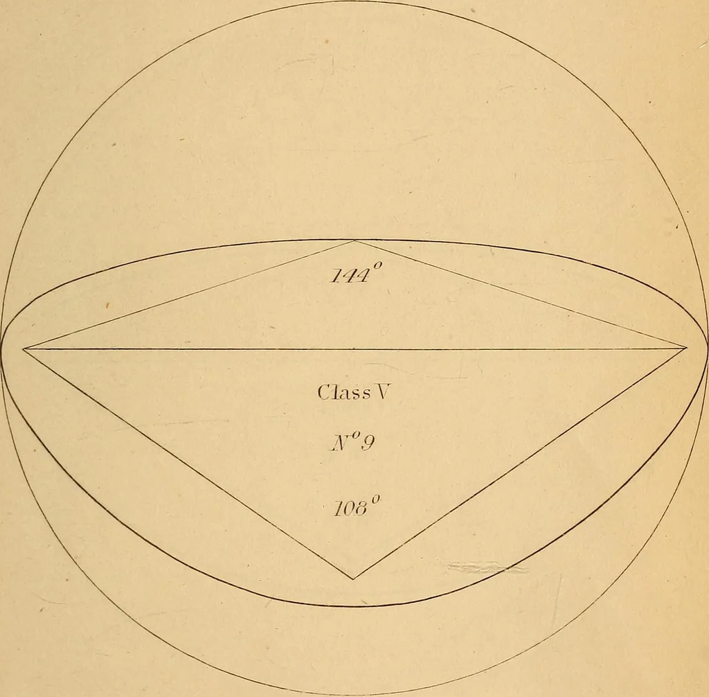 An illustration from First principles of symmetrical beauty, 1846, leaf 214