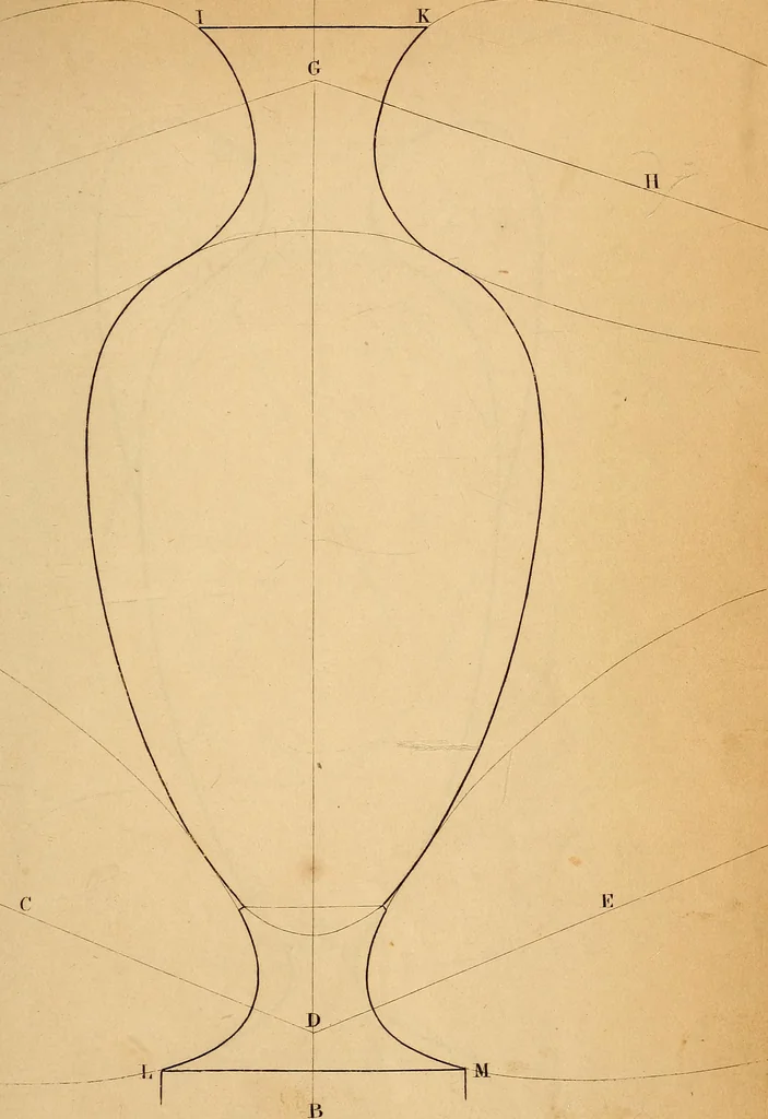 An illustration from First principles of symmetrical beauty, 1846, leaf 242