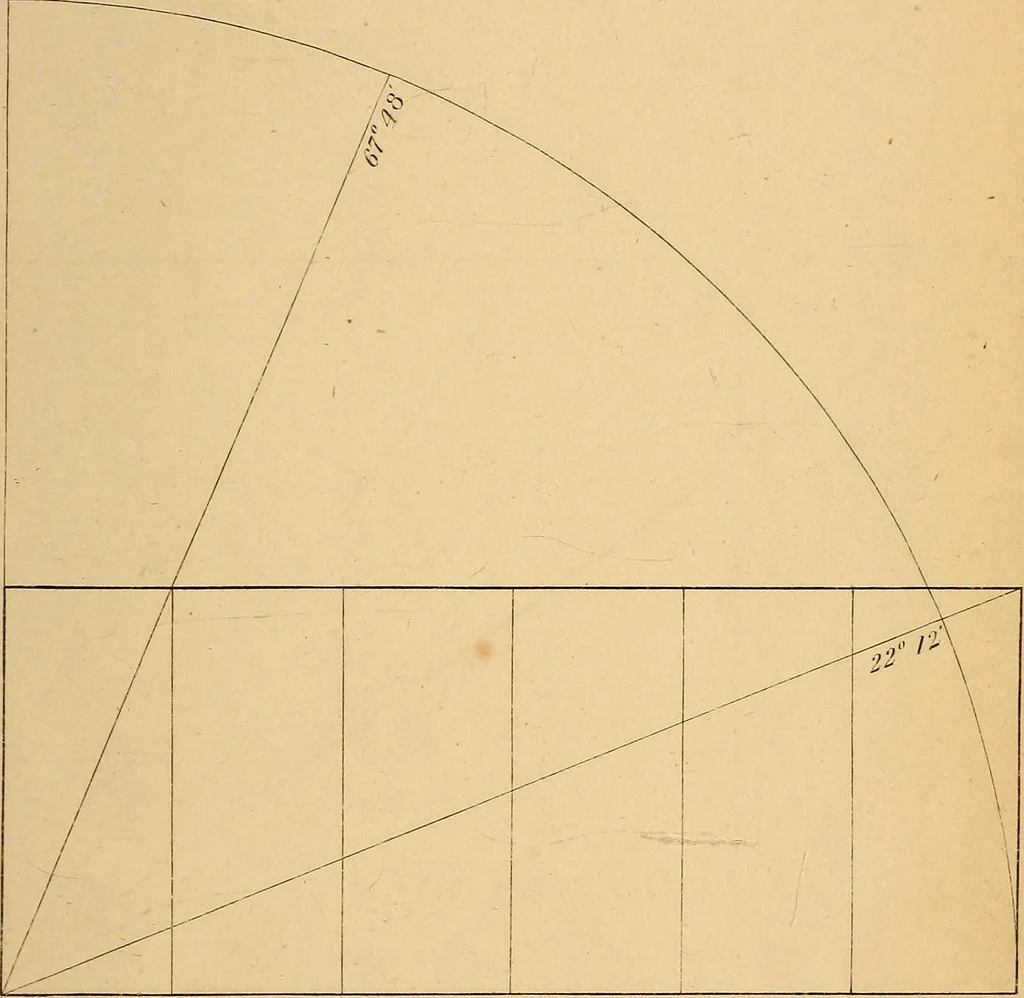 An illustration from First principles of symmetrical beauty, 1846, leaf 66