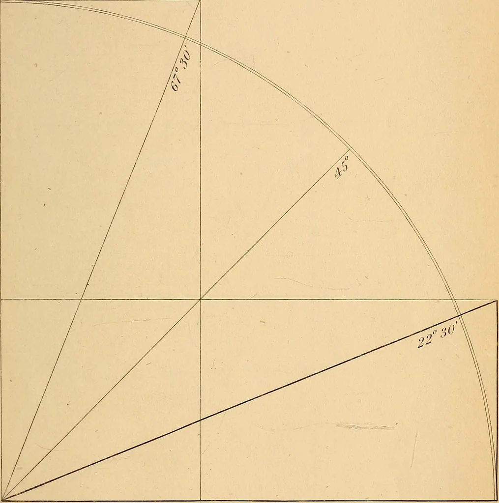 An illustration from First principles of symmetrical beauty, 1846, leaf 74