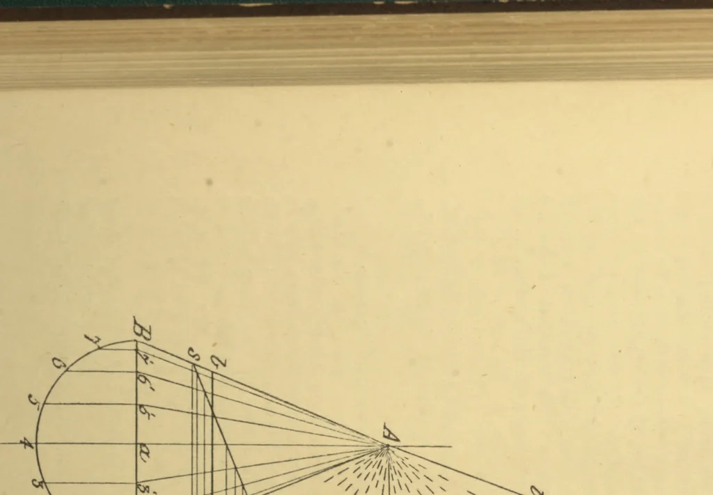 An illustration from First principles of mechanical and engineering drawing, 1897, leaf 215