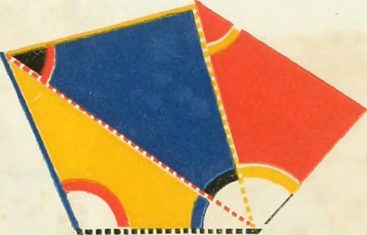 An illustration from The first six books of the elements of Euclid, in which coloured diagrams and symbols are used instead of letters for the greater ease of learners, 1847, leaf 272