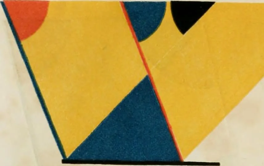 An illustration from The first six books of the elements of Euclid, in which coloured diagrams and symbols are used instead of letters for the greater ease of learners, 1847, leaf 69