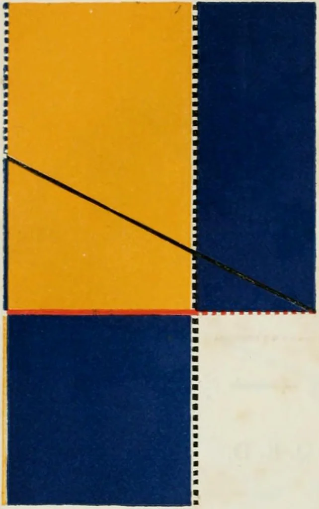 An illustration from The first six books of the elements of Euclid, in which coloured diagrams and symbols are used instead of letters for the greater ease of learners, 1847, leaf 99