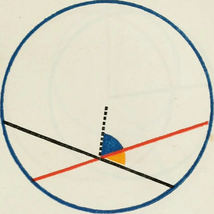 An illustration from The first six books of the Elements of Euclid, in which coloured diagrams and symbols are used instead of letters .., 1847, leaf 109