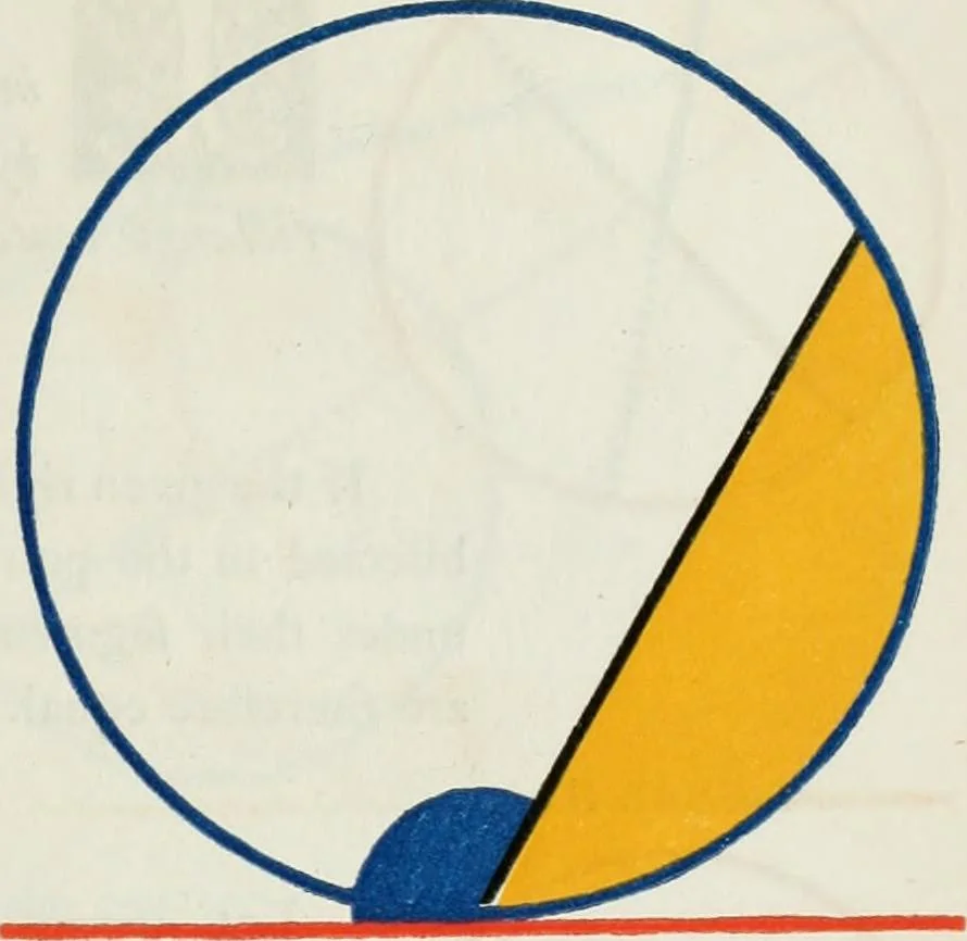 An illustration from The first six books of the Elements of Euclid, in which coloured diagrams and symbols are used instead of letters .., 1847, leaf 151