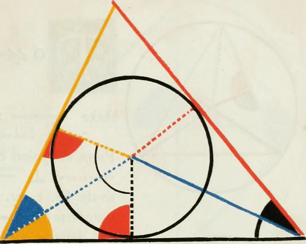 An illustration from The first six books of the Elements of Euclid, in which coloured diagrams and symbols are used instead of letters .., 1847, leaf 161