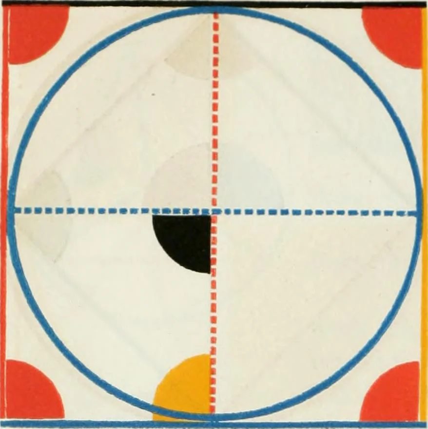 An illustration from The first six books of the Elements of Euclid, in which coloured diagrams and symbols are used instead of letters .., 1847, leaf 164