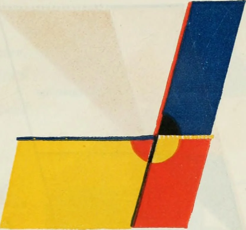 An illustration from The first six books of the Elements of Euclid, in which coloured diagrams and symbols are used instead of letters .., 1847, leaf 281