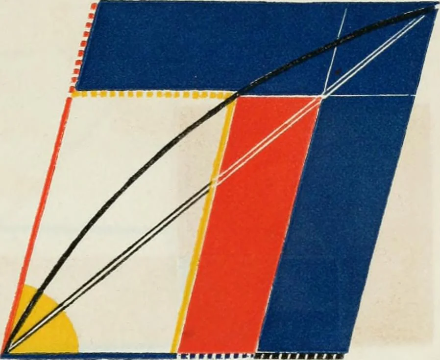 An illustration from The first six books of the Elements of Euclid, in which coloured diagrams and symbols are used instead of letters .., 1847, leaf 285