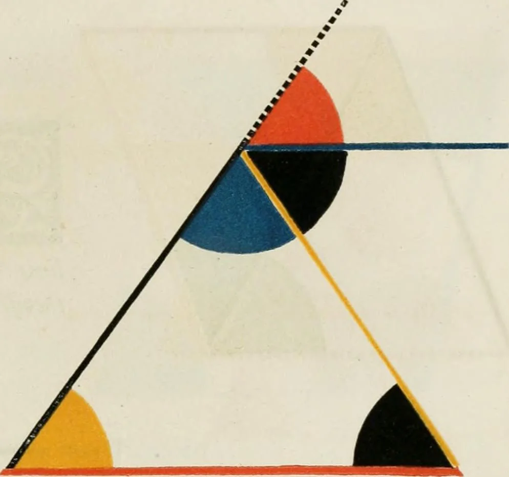 An illustration from The first six books of the Elements of Euclid, in which coloured diagrams and symbols are used instead of letters .., 1847, leaf 65