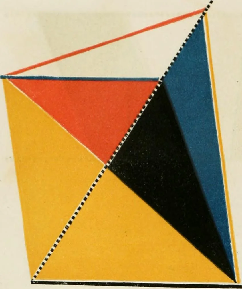An illustration from The first six books of the Elements of Euclid, in which coloured diagrams and symbols are used instead of letters .., 1847, leaf 72