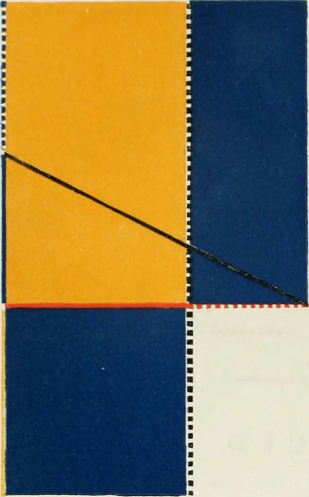 An illustration from The first six books of the Elements of Euclid, in which coloured diagrams and symbols are used instead of letters .., 1847, leaf 98