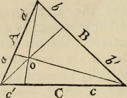 An illustration from The first six books of the elements of Euclid : with a commentary and geometrical exercises ; to which are annexed a treatise on solid geometry, and short essays on ancient geometrical analysis, and the theory of transversals, 1861, leaf 333