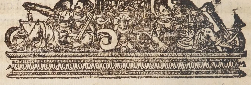 An illustration from Fiume del terrestre paradiso : diuiso in quattro capi, o discorsi / trattato difensivo del sig. dottor don Niccolò Catalano da Santo Mauro ; oue si ragguaglia il mondo nella verità dell'antica forma d'habito de' frati minori istituita da S. Francesco ; dato alle stampe dal P. M. Giulio Antonio Catalano da S. Mauro ..., 1652, leaf 20