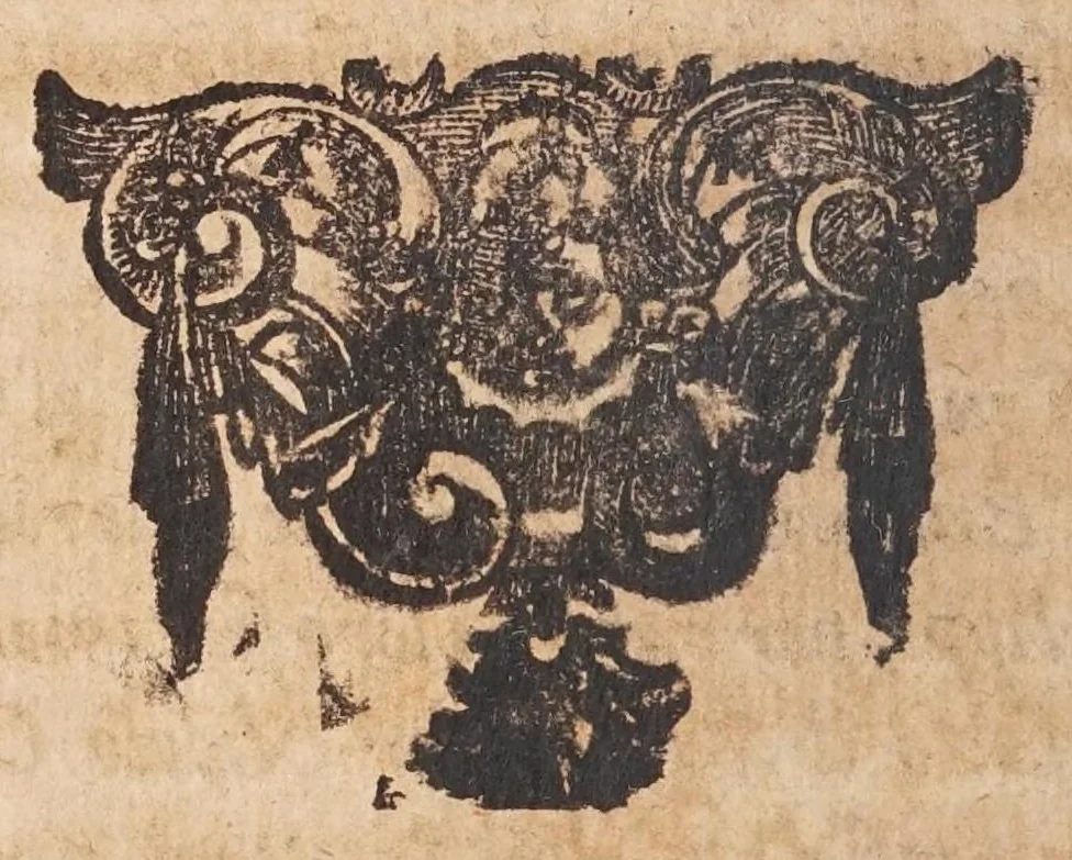An illustration from Fiume del terrestre paradiso : diuiso in quattro capi, o discorsi / trattato difensivo del sig. dottor don Niccolò Catalano da Santo Mauro ; oue si ragguaglia il mondo nella verità dell'antica forma d'habito de' frati minori istituita da S. Francesco ; dato alle stampe dal P. M. Giulio Antonio Catalano da S. Mauro ..., 1652, leaf 28