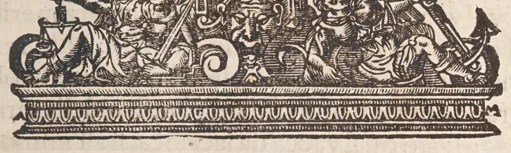 An illustration from Fiume del terrestre paradiso : diuiso in quattro capi, o discorsi / trattato difensivo del sig. dottor don Niccolò Catalano da Santo Mauro ; oue si ragguaglia il mondo nella verità dell'antica forma d'habito de' frati minori istituita da S. Francesco ; dato alle stampe dal P. M. Giulio Antonio Catalano da S. Mauro ..., 1652, leaf 9