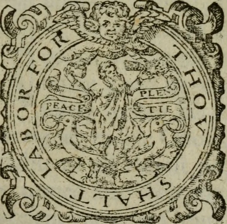An illustration from Five bookes, of philosophicall comfort, fvll of Christian consolation, written a 1000 yeeres since, 1609, leaf 6