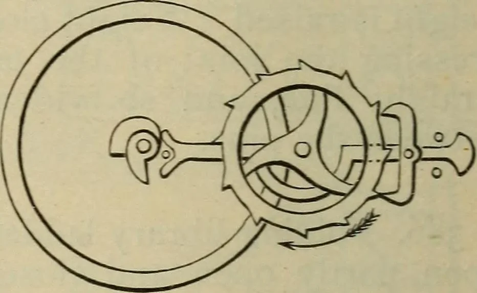 An illustration from Five hundred and seven mechanical movements, 1903, leaf 101