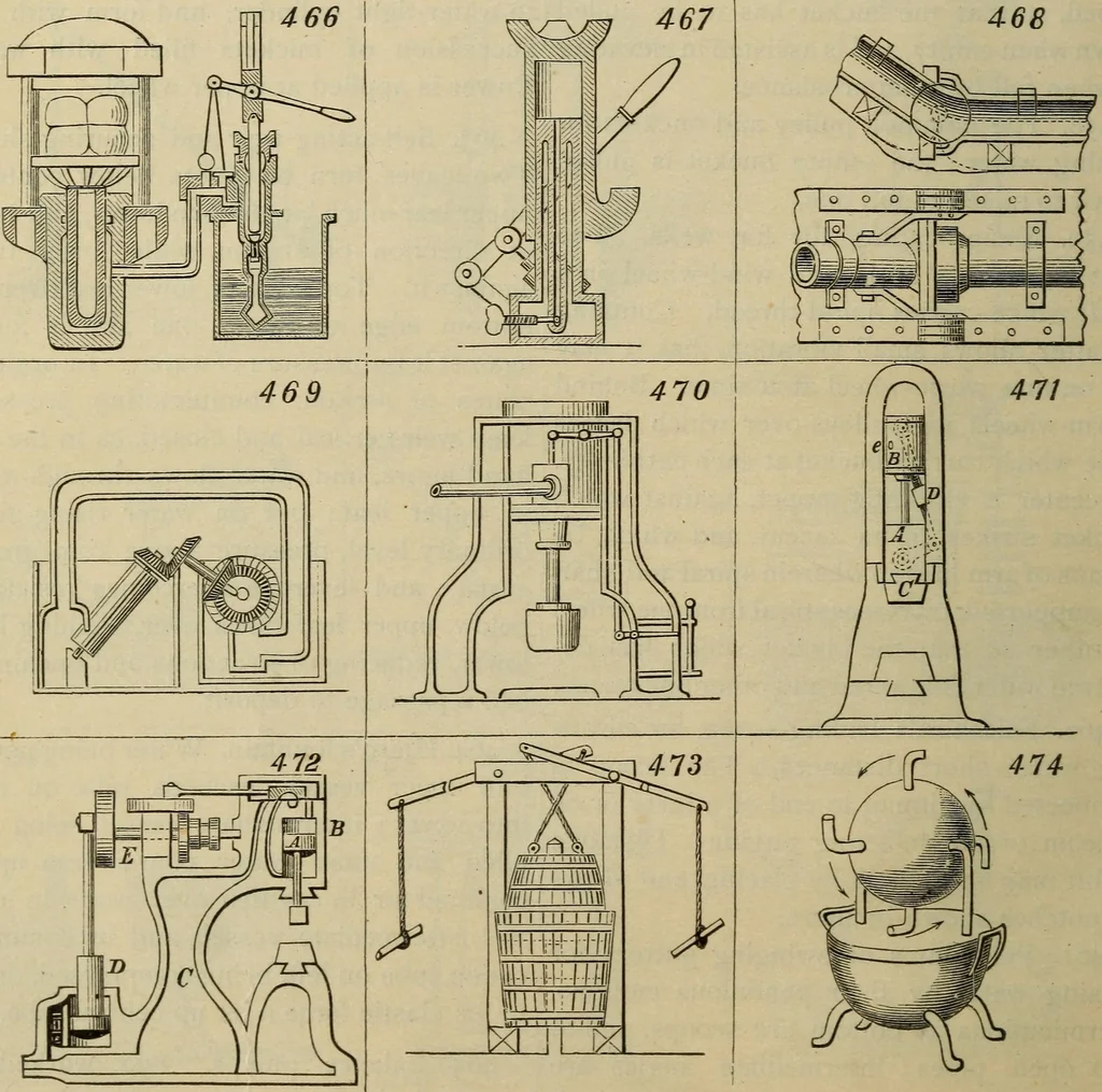 An illustration from Five hundred and seven mechanical movements, 1903, leaf 117