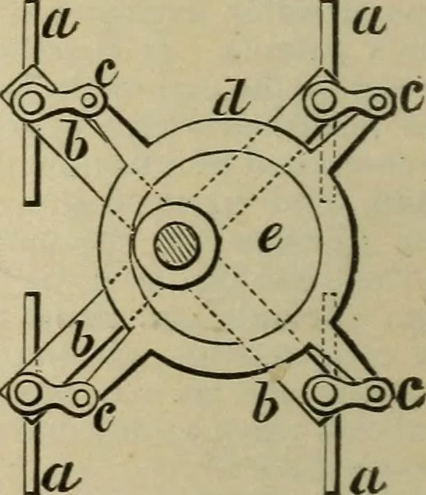 An illustration from Five hundred and seven mechanical movements, 1903, leaf 121