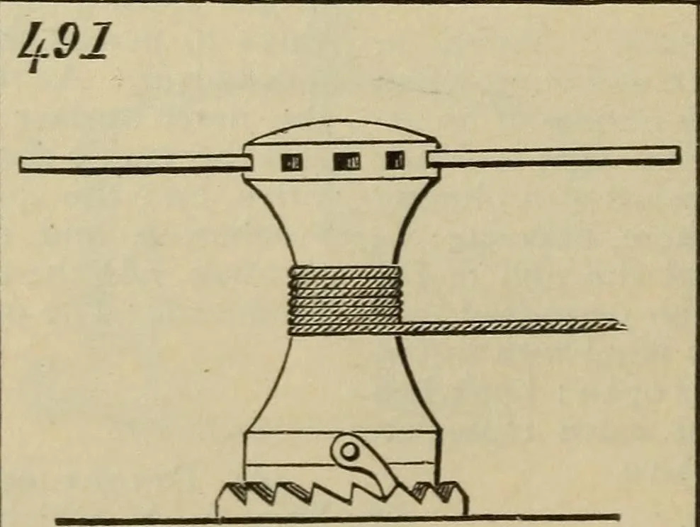 An illustration from Five hundred and seven mechanical movements, 1903, leaf 121