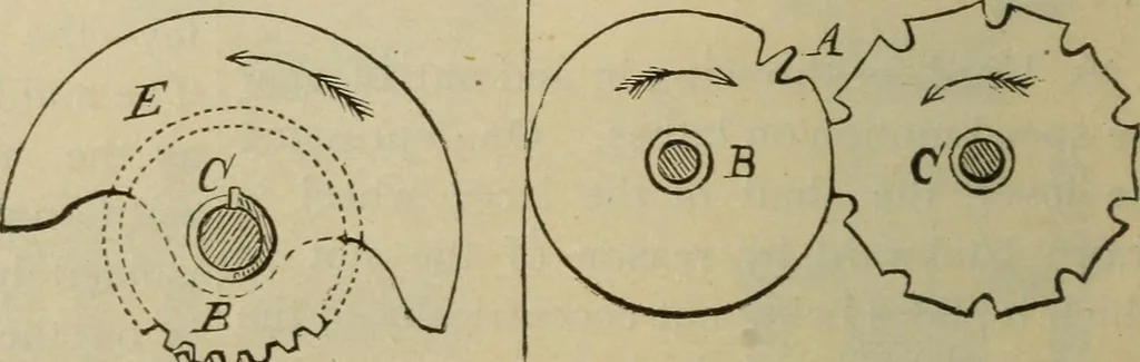 An illustration from Five hundred and seven mechanical movements, 1903, leaf 25