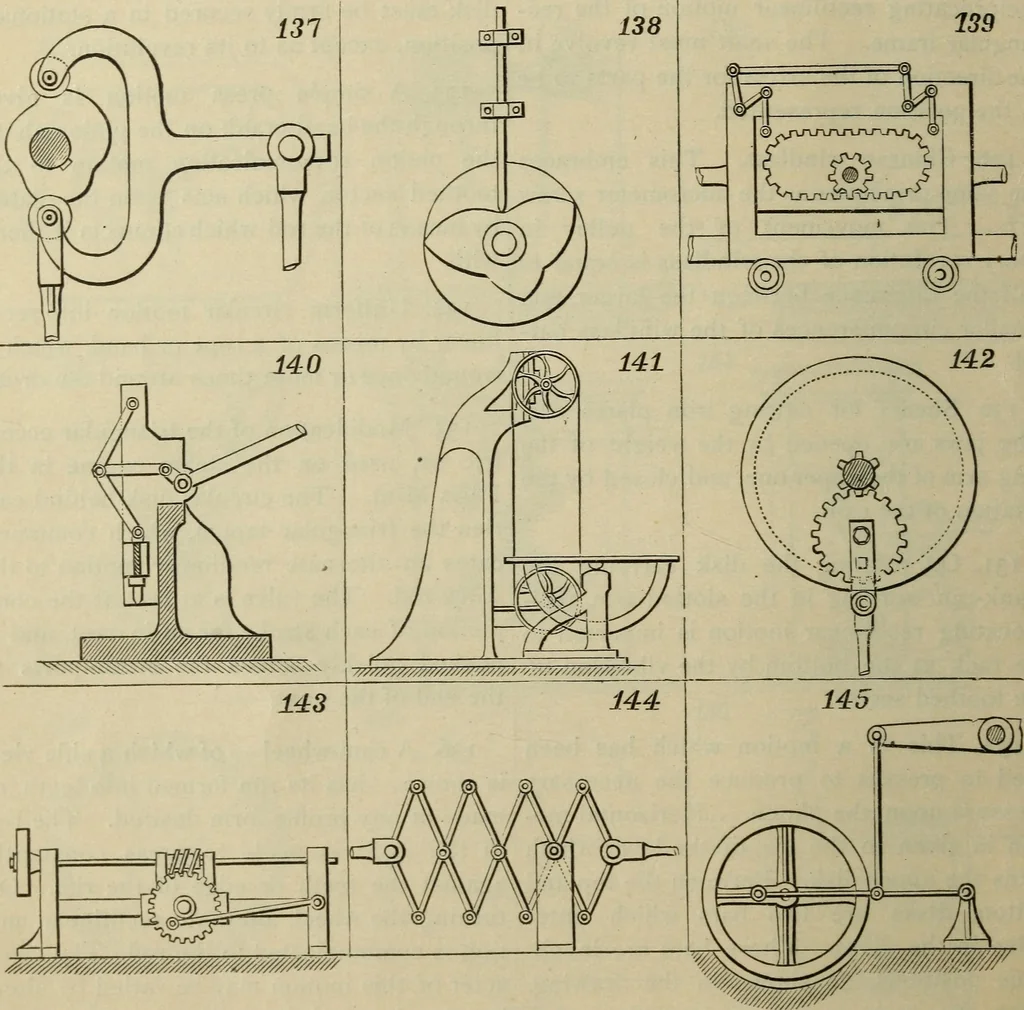 An illustration from Five hundred and seven mechanical movements, 1903, leaf 43
