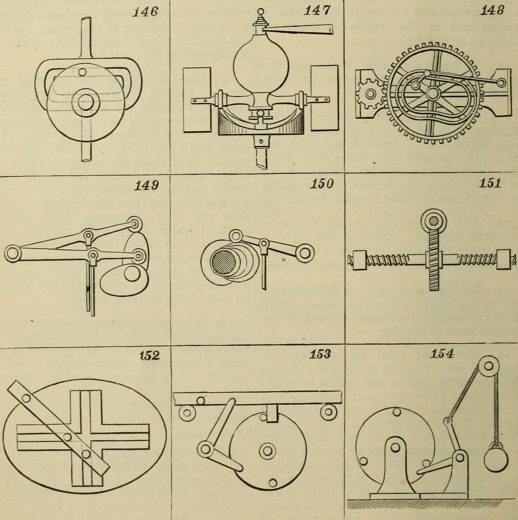 An illustration from Five hundred and seven mechanical movements, 1903, leaf 45