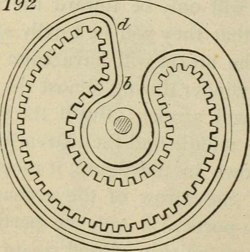 An illustration from Five hundred and seven mechanical movements, 1903, leaf 55