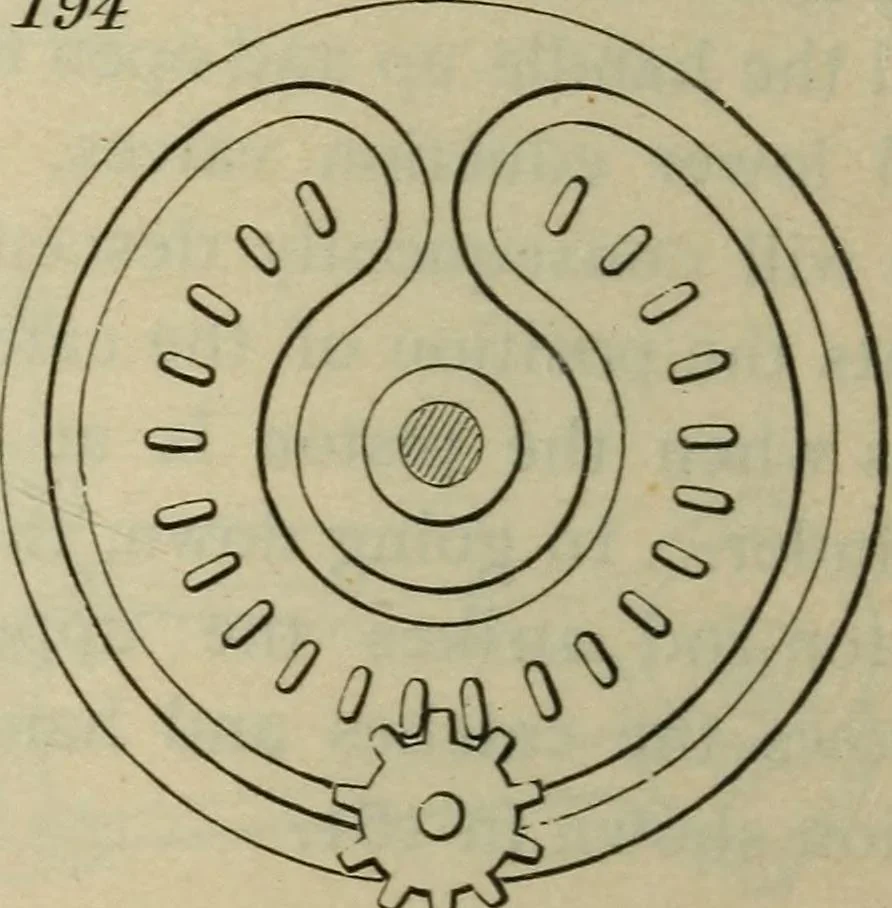 An illustration from Five hundred and seven mechanical movements, 1903, leaf 55