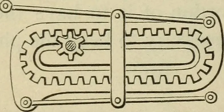 An illustration from Five hundred and seven mechanical movements, 1903, leaf 57