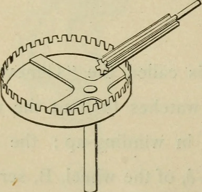 An illustration from Five hundred and seven mechanical movements, 1903, leaf 61