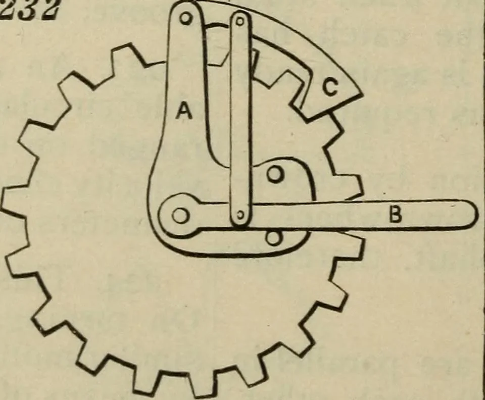 An illustration from Five hundred and seven mechanical movements, 1903, leaf 63