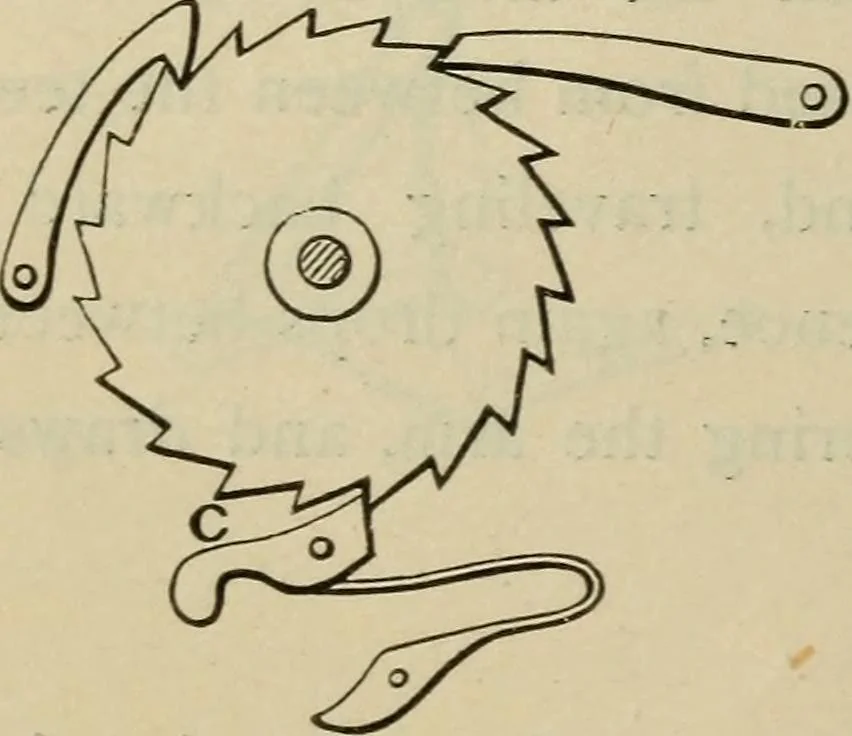 An illustration from Five hundred and seven mechanical movements, 1903, leaf 65