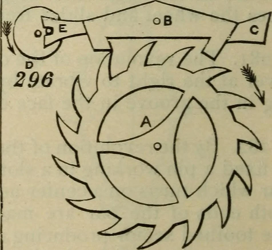An illustration from Five hundred and seven mechanical movements, 1903, leaf 77