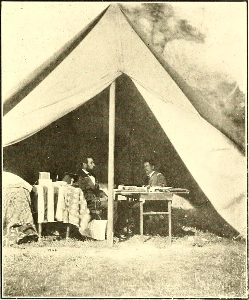 An illustration from [Five minatures of President Lincoln : reproductions from the rare collection of original negatives], 1909, leaf 10