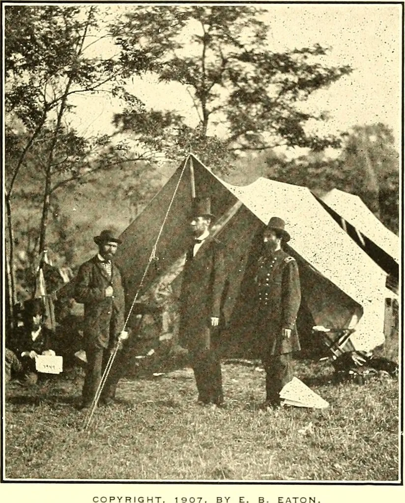 An illustration from [Five minatures of President Lincoln : reproductions from the rare collection of original negatives], 1909, leaf 4