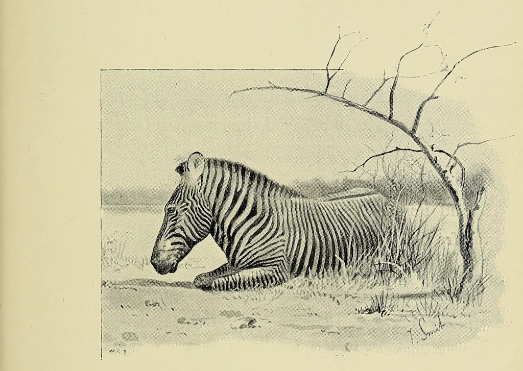 An illustration from Five months' sport in Somali land, 1894, leaf 107