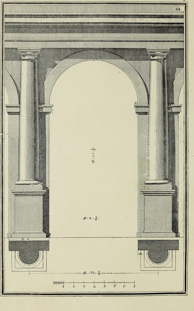 An illustration from The five orders of architecture, 1889, leaf 31
