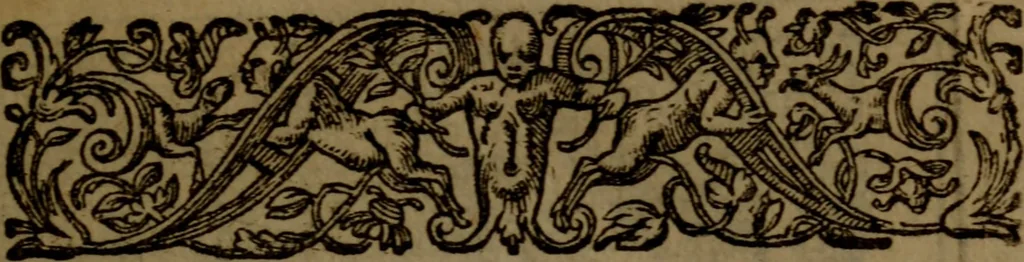 An illustration from Five books of philosophicall comfort ..., 1609, leaf 18