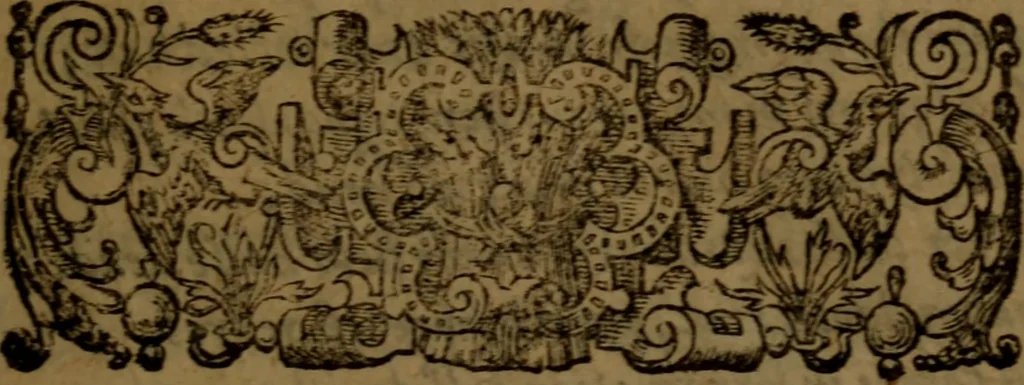 An illustration from Five books of philosophicall comfort ..., 1609, leaf 20