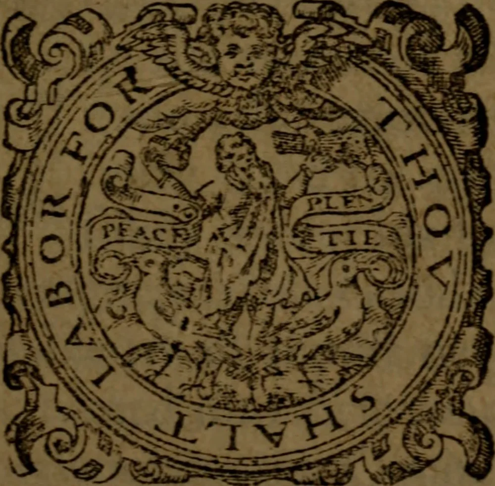 An illustration from Five books of philosophicall comfort ..., 1609, leaf 6