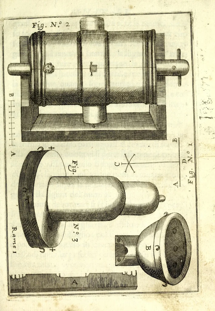 An illustration from Flagello militare, diuiso in quattro parti : la prima tratta de' trabucchi, la seconda de' petardi, la terza de' burlotti, e fuochi artificiali di mare e di terra, la quarta di mine, contramine, e d'altre cose importanti all'arte militare, 1676, leaf 23