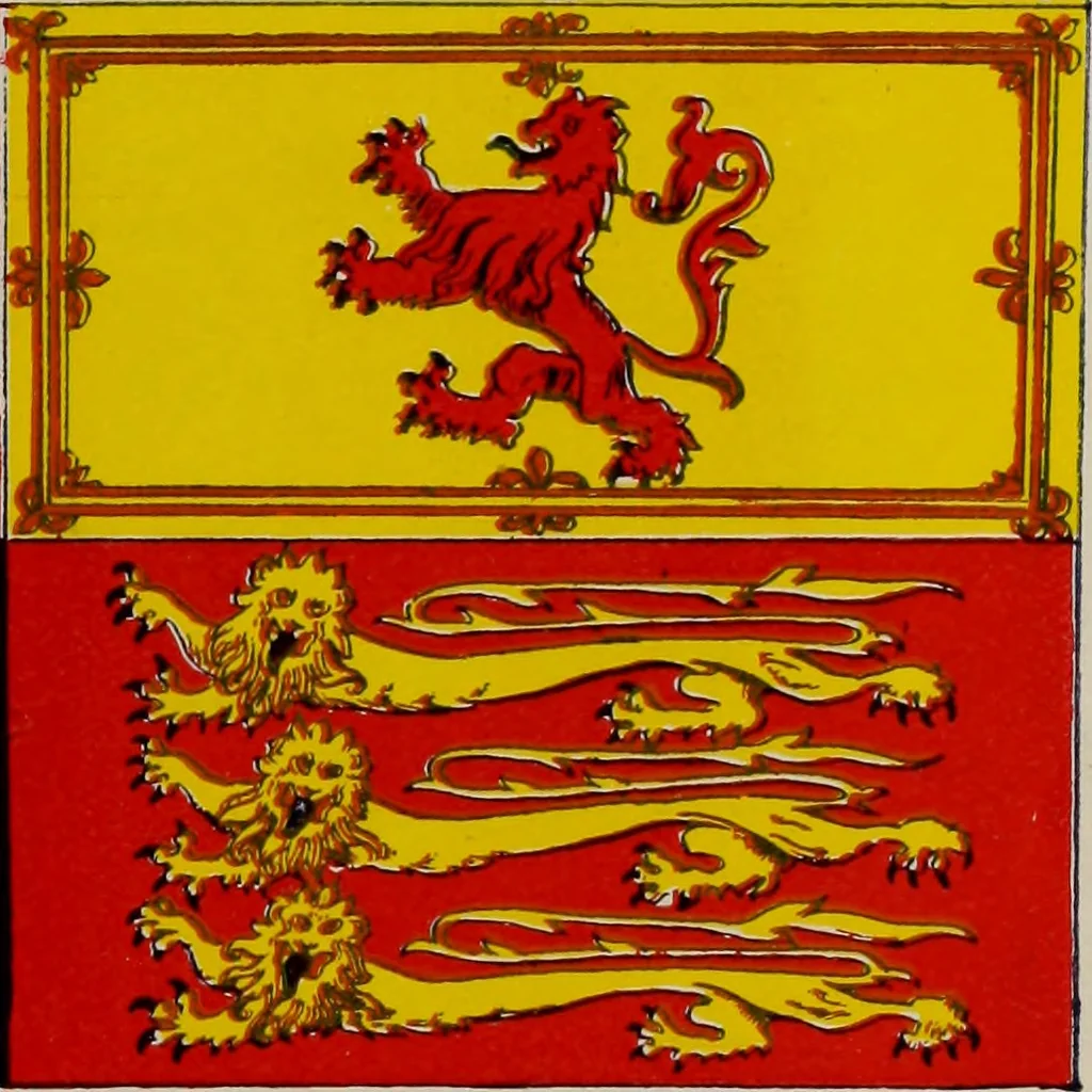 An illustration from The flag of Canada., 1912, leaf 8